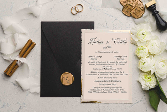 Invitatie NUNTA Digitala - cod 9192 - MirajulNuntii.ro