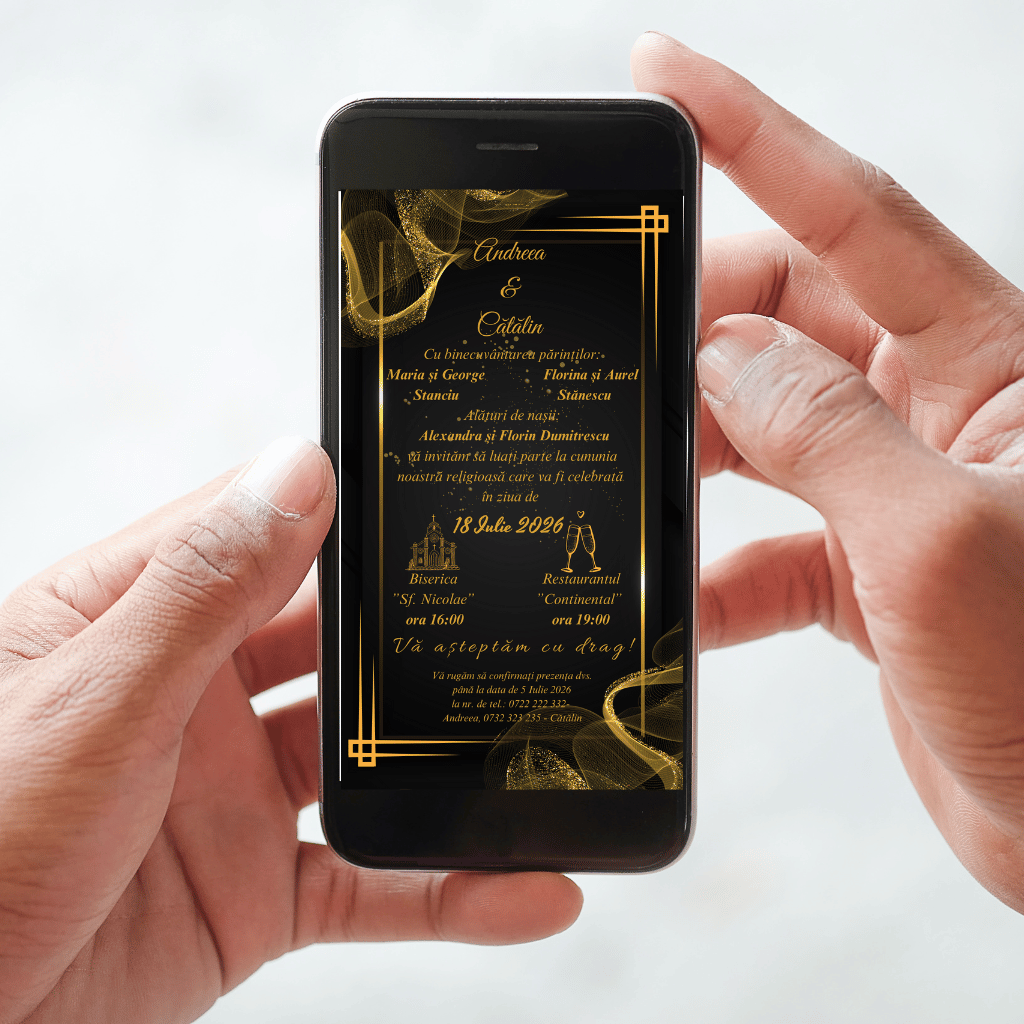 Invitatie Digitala cod Magnific C.6