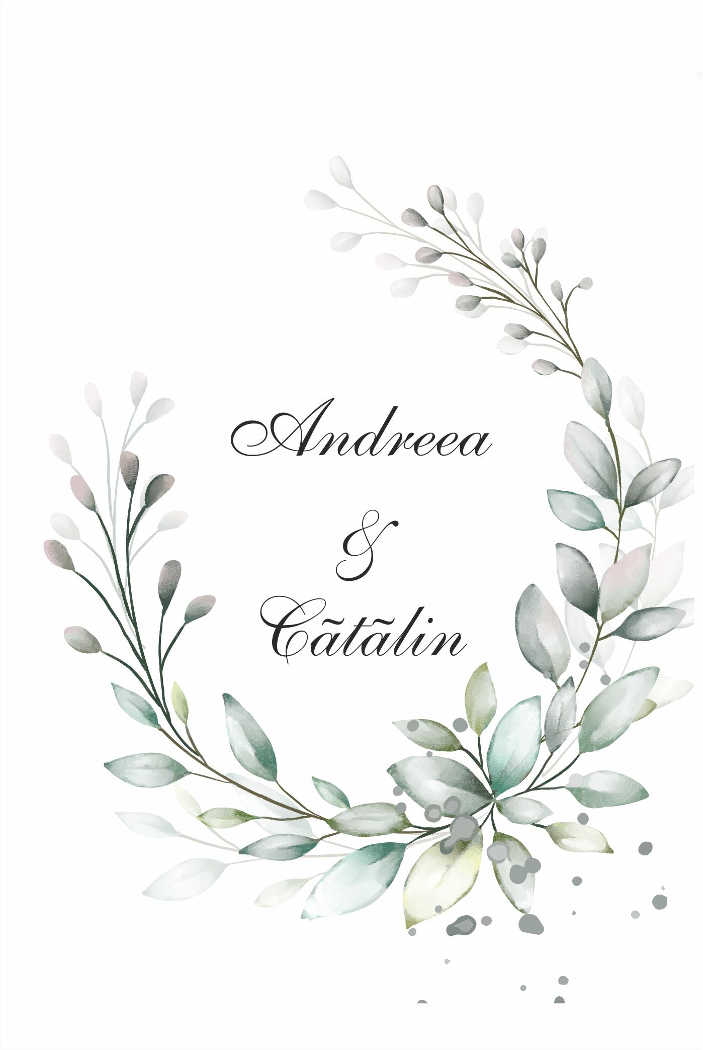 Invitatie NUNTA Digitala - cod 5010 - MirajulNuntii.ro